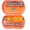 GLOBUS 604 Hand Tool KIT Pack of 3 (8" PLIER RED & Black +1/2 LBS Hammer + Screwdriver Set/6 with Tool KIT Bag) view 2