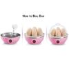 Simxen Plastic Egg Boiler Electric Automatic Off 7 Egg Poacher For Steaming, Cooking Also Boiling And Frying 400 W (Blue, Pink ), ?25 ML view 2