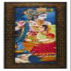 Indianara 3 PC Set of Radha Krishna Paintings (1481) Without Glass 5.2 X 12.5, 9.5 X 12.5, 5.2 X 12.5 inch view 2