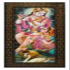 Indianara 3 PC Set of Radha Krishna Paintings (1481) Without Glass 5.2 X 12.5, 9.5 X 12.5, 5.2 X 12.5 inch view 4