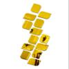 Bikri Kendra - squaring Shape Golden (Pack of 10) - 3D Acrylic Mirror Wall Stickers - Premium Collection view 1
