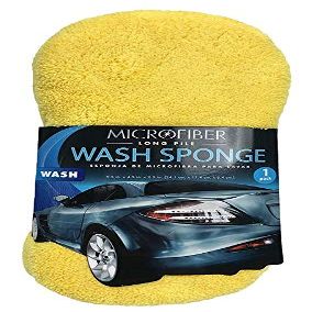 PRIKNIK Wash and Dry 2-in-1 Multipurpose Microfibre High Permance Cleaning Sponge(2 Pieces) Home Kitchen Car Bike Vehicle Washing Cleaning Shining -Compatible with Volkswagen T-ouareg