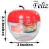 RichCraft International Set Of 2 Multi Purpose Red Appy Jars - Plastic Cap With Glass Base -Capacity 250 Gms - Free Base Plate view 2