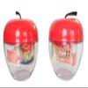 RichCraft International Set Of 2 Multi Purpose Red Appy Jars - Plastic Cap With Glass Base -Capacity 250 Gms - Free Base Plate view 4