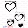 Bikri Kendra - Love Hearts red 8. - 3D Acrylic Mirror Wall Stickers Collection view 2