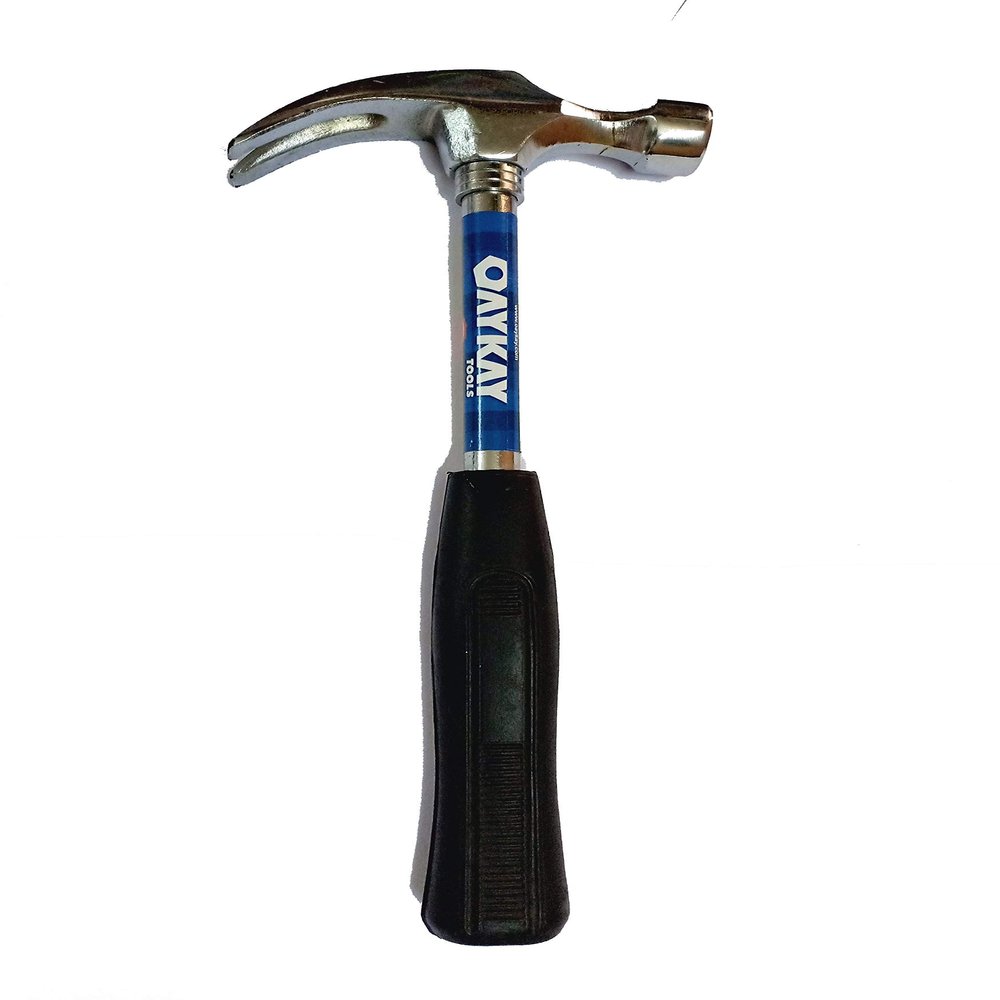 Nail Claw Hammer with Tubular Steel Handle 225 Gm Head 1Pc Oaykay Tools