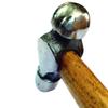 Ball Pien Hammer With Wooden Handle 300 Gm Head 1Pc Oaykay Tools view 2