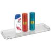 DRIZZLE Acrylonitrile Butadiene Styrene 14 Inch Shelf Super Clear Transparent Unbreakable Body | Multipurpose Use (Pack Of 2 Pieces) view 2