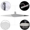 DRIZZLE 6x6-inch Ultra Slim Stainless Steel Overhead Shower with 15-inches Long Arm (Silver) view 4