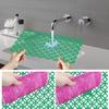 E-Retailer Waterproof PVC Refrigerator Drawer Mats/Multipurpose Mat/Fridge Mats Set of 6 Pcs (Jali Green, Size-17.5x12 Inch) view 4