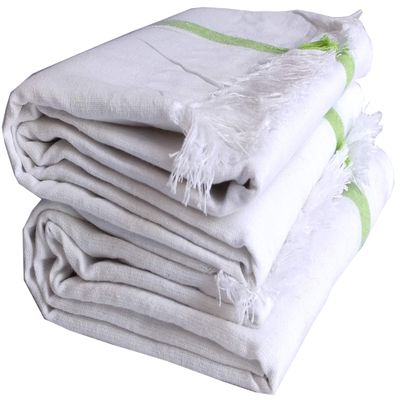 UR Little Shop Cotton Bath Towels - 32 X 68 Inches, 2 Pieces, White