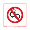 Mr. Safe - Do not put oil Sign Hard Plastic Lamination 8 Inch X 8 Inch view 1