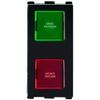 Anchor by Panasonic 66703B Roma Urban Modular 2M V0 Grade Polycarbonate Dnd MMR External Unit DND Indicator MMR Indicator and Bell Push Switch (Black) view 1