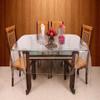 Unique Productions 6 Seater 15 MM Transparent Waterproof Protector, 60 X 90 Inches Rectangle(Without Lace)(60 X 90 Inches) view 1