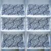 E-Retailer Waterproof PVC Refrigerator Drawer Mats/Multipurpose Mats/Fridge Mats Set of 6 Pcs (Floral Black, Size-17.5X11.5 Inch) view 1