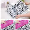 E-Retailer Waterproof PVC Refrigerator Drawer Mats/Multipurpose Mats/Fridge Mats Set of 6 Pcs (Floral Black, Size-17.5X11.5 Inch) view 4