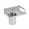 ESTYLO BATH BRAND Stainless Steel Perforated Shelf Tumbler Holder 6" Heavy / INDIAN MADE Tumbler Holder Steel Shelf / Storage Rack /Shelf Stand/ Shelf For Kitchen/Bathroom Etc. (Chrome Finished) Heavy Quality (Cat No : 5096) view 1
