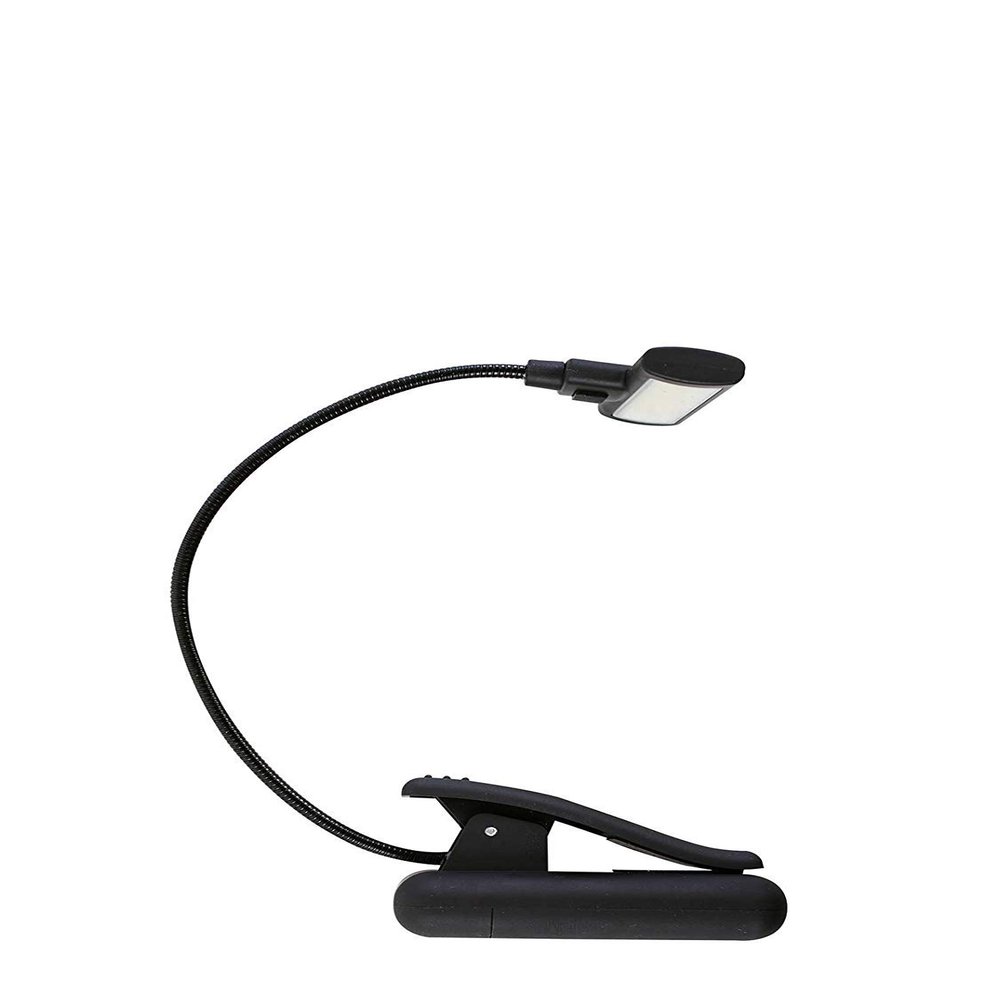 BLAPOXE Easy Clip On COB LED Book Light Sturdy Adjustable Book Reading Lamp w/Flexible Arm Lightweight Eye-Care Night Reading Clip On Bed Light Perfect for Bookworms & Kids