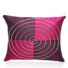 MSenterprises Cushion Cover Purple Round Striped Dupion Silk Pack of 5(40x40 Cms Or 16x16 Inch) (Purple) view 3
