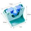 YUTIRITI 1 PC Wall Mounted Mop Broom Holder Self Adhesive Organizer Hook Bathroom Household Storage Tool - Random Color view 2