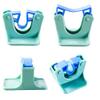 YUTIRITI 1 PC Wall Mounted Mop Broom Holder Self Adhesive Organizer Hook Bathroom Household Storage Tool - Random Color view 3