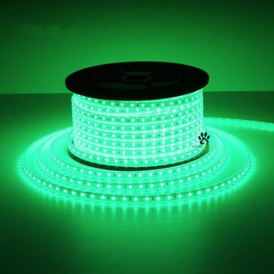 Mufasa LED Rope Light Indoor Outdoor Strip Home Decoration Lights, Diwali Festival Lights False Ceiling, Balcony 220V AC (Non Adhesive Back) (Green, 5 Meter)