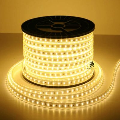 Mufasa LED Rope Light Indoor Outdoor Strip Home Decoration Lights, Diwali Festival Lights False Ceiling, Balcony 220V AC (Non Adhesive Back) (Warm White, 5 Meter)