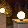 BrightLyt 8 inch Milky Doom Gate Light for Outdoor, Gate Light Lamp for Home Entrance/Garden Light/Outdoor Light (Corded Electric) (1, GL05) view 3