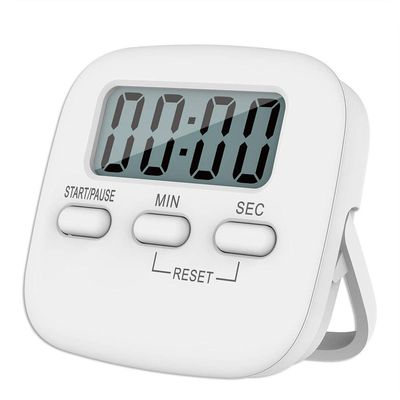 we3 Digital Kitchen Timer & Stopwatch Large Digits Loud Alarm Magnetic Stand(Round)