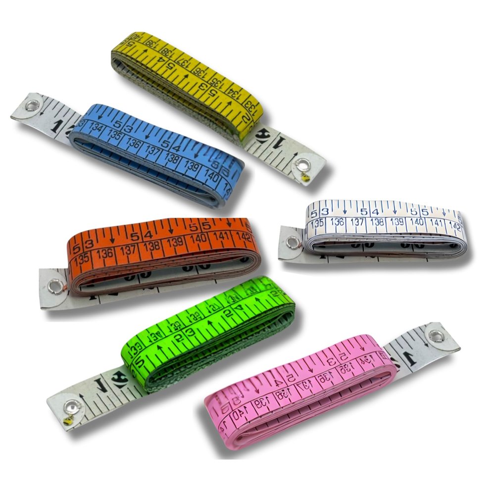ZENITH Measuring Tape (Set Of 10) Body Measurement Inch Tape - 60 Inches Double Side Rulers, Fiberglass, Flexible, Portable,Sewing, Dress Making Tailor's