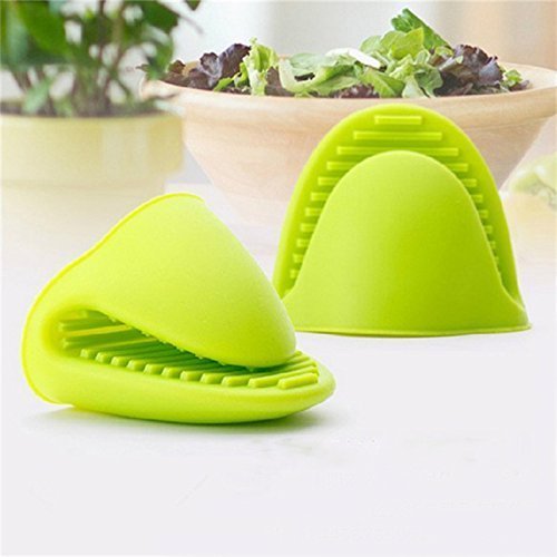 KPS Heat Resistant Oven Hot Vessel Silicone Glove Grip Oven Pot Holder 2 pieces