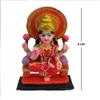SoilMade Combo Laxmi MATA Flat Marble Idol and Golden Owl, Round Shape, Resin and Stone Made, Size Aprox 11cm and 180g, Pack of 1 Laxmi MATA Flat Marble Idol and Golden Owl in Box view 2