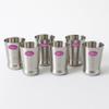 Sharda Metals Set of 6 Stainless Steel Drinking Water Glass Set | Unbreakable, Rust-Resistant, BPA-Free, Durable Metal Glasses with Mirror Polish | Everyday Use, Kitchen & Diwali Gift, 350ml Each view 1