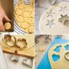 Asian Hobby Crafts Stainless Steel Mini Cookie & Vegetable Cutter Set, Embossing Molds for Food Decoration, Cake & Pastry Tools for Kitchen Use | Round Designs with Different Size | Set of 10 Pcs view 4