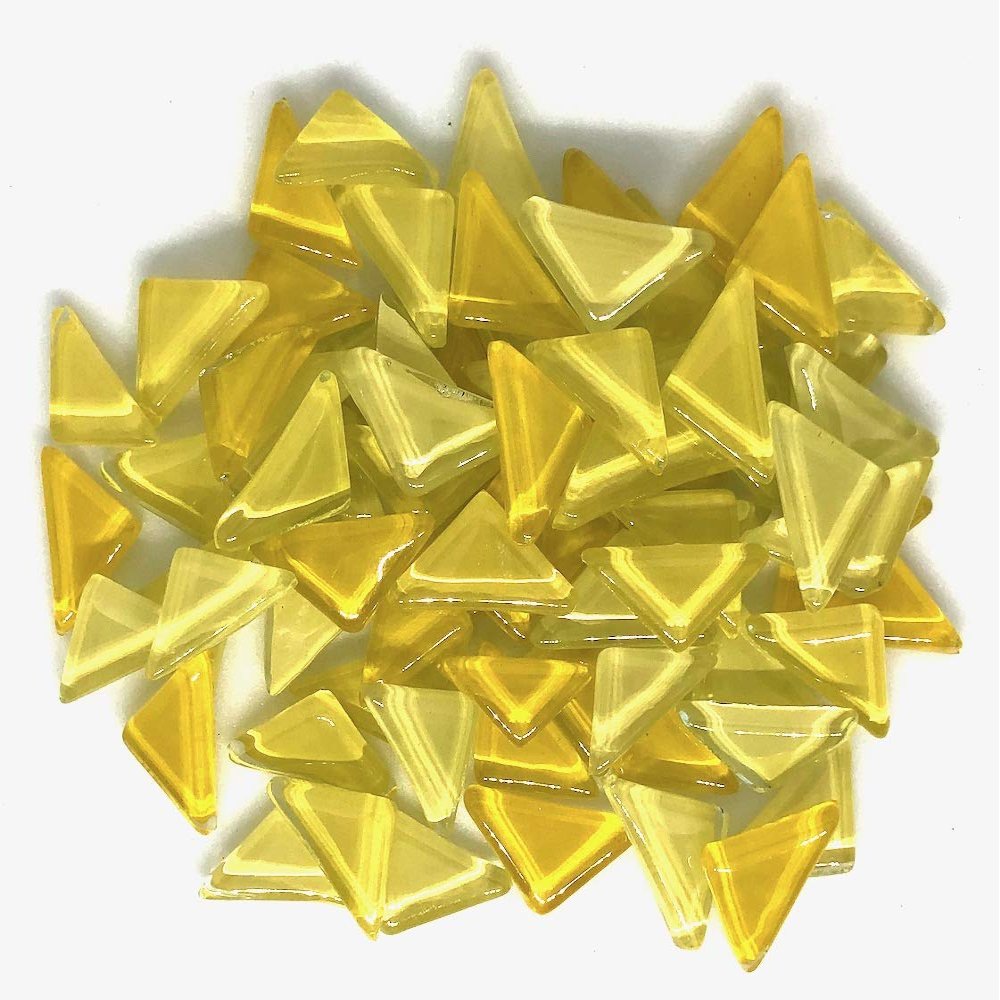 Sai Mosaic Art Triangular Yellow Mosaic 200 GMS
