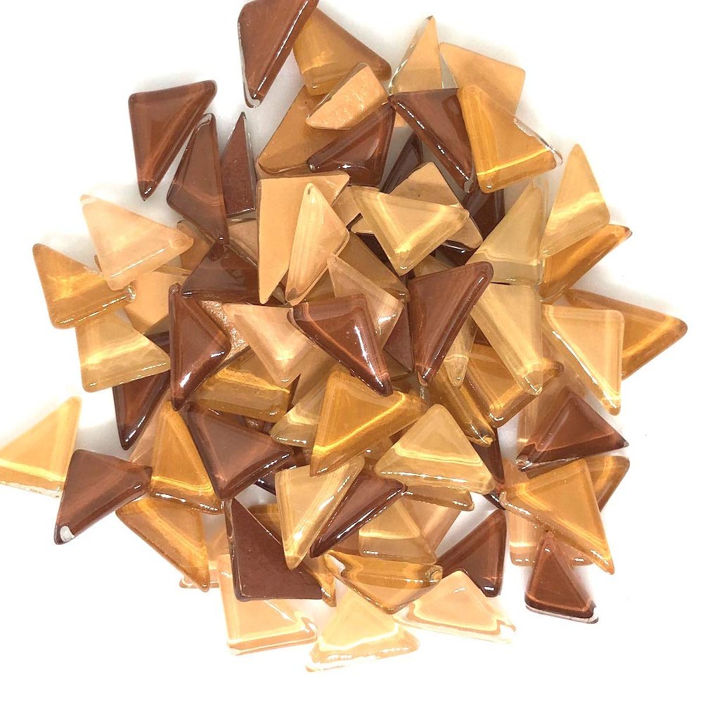 Sai Mosaic Art Triangle Brown Mosaic 200 GMS