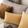 Khooti Velvet Cushion Cover, 12x12 | Brown | Pack of 2 | Solid Plain Soft & Smooth, Decorative Cushion Covers for Living Room, Bedroom, Couches, Chairs, Sofas, Beds & Home Decor view 4