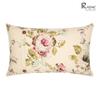 R home Beige Rose Lumbar Cushion Covers Set of 4 (1220 Inch)  Decorative Rectangular Throw Pillow Cases for Sofas, Chairs, Beds & Living Rooms | Stylish, Soft & Durable view 2