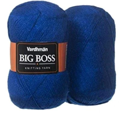 Vardh Man Yarn Big Boss (Dark Blue, 400 g)