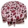 Stylista 6 Seater Round Table Cover Leaves Pattern Print 72 inches Diameter view 1
