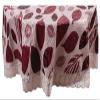 Stylista 6 Seater Round Table Cover Leaves Pattern Print 72 inches Diameter view 4