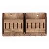 Sehaz Artworks Wooden Key Holder for Home | Key Holder for Home Decor Stylish | Key Stand for Wall | Key Hanger | Key Chain Holders for Wall (7 Hooks, MDF Beige) view 1