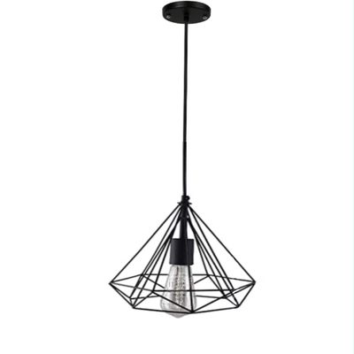 Prop It Up Pendant for Filaments Lamps, Holder Hanging E27 Antique Brass Finish Decorative, Urban, Retro Style, 1Mtr Wire and Ceiling Cap (Black Diamond)