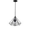 Prop It Up Pendant for Filaments Lamps, Holder Hanging E27 Antique Brass Finish Decorative, Urban, Retro Style, 1Mtr Wire and Ceiling Cap (Black Diamond) view 1