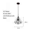 Prop It Up Pendant for Filaments Lamps, Holder Hanging E27 Antique Brass Finish Decorative, Urban, Retro Style, 1Mtr Wire and Ceiling Cap (Black Diamond) view 3