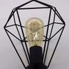 Prop It Up Pendant for Filaments Lamps, Holder Hanging E27 Antique Brass Finish Decorative, Urban, Retro Style, 1Mtr Wire and Ceiling Cap (Black Diamond) view 4