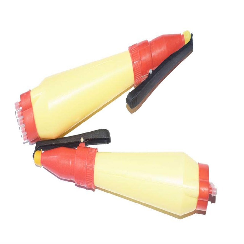Oramsa Two Outliner Dry Rangoli Colour Pen Double Outlet for Single Out Line and Back 5 Outlets for 5 Lines Drawing.