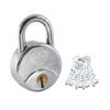 Harrison SC-2000-0558_PK 2 Iron 10 Levers Padlock with 4 Keys (Pack of 2), Silver view 2
