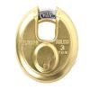 Europa P-370-BI Brass Matte Finish 70 mm Anti-Burglary Insurance 12 mm Hard Shackle 3 Keys BM Disk Padlock with 11 Pin Dimple and 1 Light Key view 1