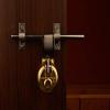 Europa P-370-BI Brass Matte Finish 70 mm Anti-Burglary Insurance 12 mm Hard Shackle 3 Keys BM Disk Padlock with 11 Pin Dimple and 1 Light Key view 4